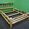 Northern Rustic Pine Log Bed, Twin