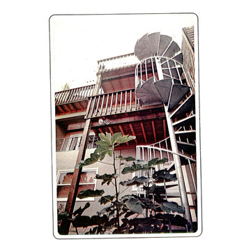 Spiral stairway-exterior
