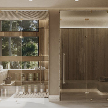 Highlight Harmony — Modern Interior Design with Natural Materials and Light Bala