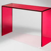 ColorBurst Acrylic Console Table, Violet, 16"d X 54"l X 32"h