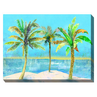 OU-83034 Sandpoint Outdoor Art - Tropical - Outdoor Wall Art - by WEST ...