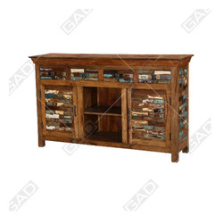 BRICKED RECLAIMED WOOD SIDEBOARD - Furniture