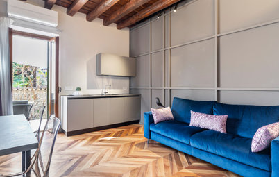 A Confronto: 3 Bilocali di 45 Metri Quadri con un Tocco di Blu