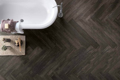 Example of a transitional bathroom design in Philadelphia