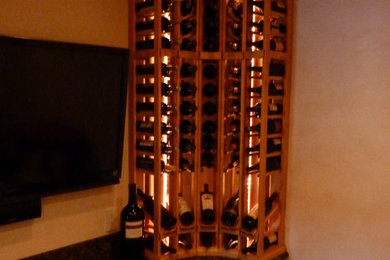 Wine cellar - traditional wine cellar idea in Santa Barbara