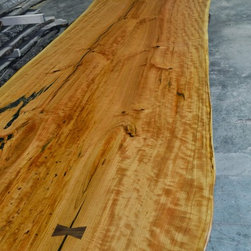Live Edge Table with Barn Beam Base - Products