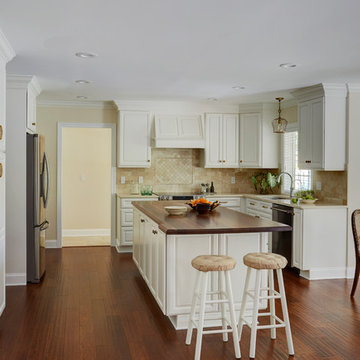 Traditional White & Walnut