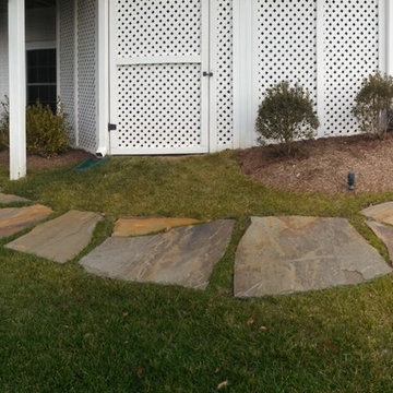 Chantilly - Boulder Steps, Flagstone Walkways, and Landscaping