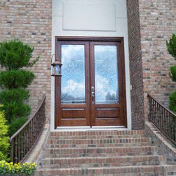 Mahogany Double French Doors - Front Doors