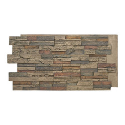 DURANGO FAUX STACKED STONE- 24"H x 48"W - Wall Panels