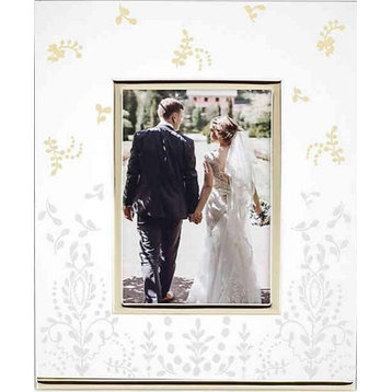 Opal Innocence Flourish Glass Picture Frame by Lenox