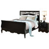 Standard Furniture Madera 3-Piece Sleigh Bedroom Set in Black