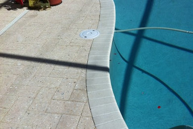 Beach style pool photo in Tampa