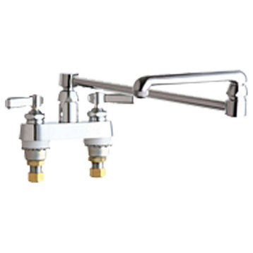 Chicago Faucets 891-DJ18E1ABCP Hot and Cold Sink Faucet