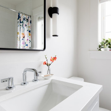 Coastal Blues Small Bathroom