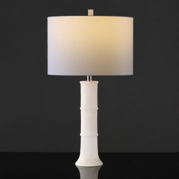 Safavieh Dempsey Alabaster Table Lamp Nickel / White