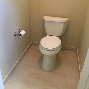 MASTER BATHROOM - Complete Remodel 12 x 24 Tile, Vanity, Alaska White Granite