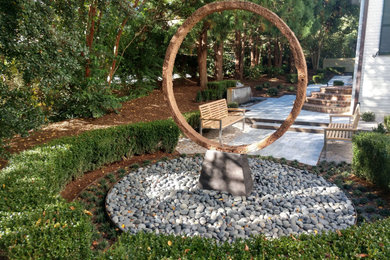 Design ideas for a contemporary landscaping in Raleigh.