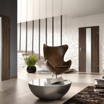 Glenview Haus Eco Veneer Modern Interior Doors Gallery Project | DBEV-FCS