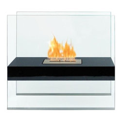 Madison Indoor/Outdoor Biofuel Floor Fireplace - Indoor Fireplaces