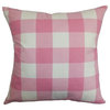 Vedette Plaid Pillow Pink 20"x20"
