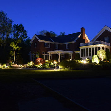 Artful Outdoor Lighting in Cleveland's Hudson Area