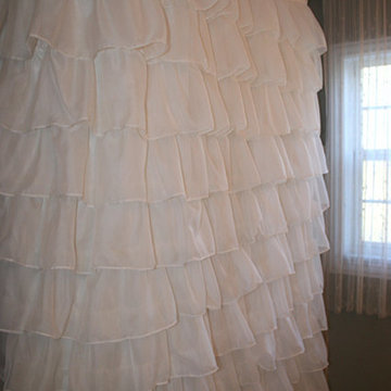 Ruffled Shower Curtains