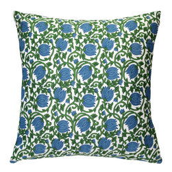 May Garden Floral Throw Pillow 19x19 - Products