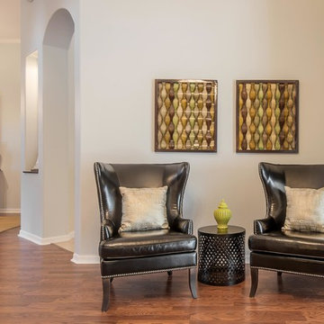 Executive Style Home in Westchase Staged With Warm Colors
