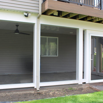 Screened Porch Addition & Composite Deck — Outdoor Living Space