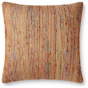 Loloi Contemporary Accent Pillow in Rust And Multi finish PSETP0242RUMLPIL3