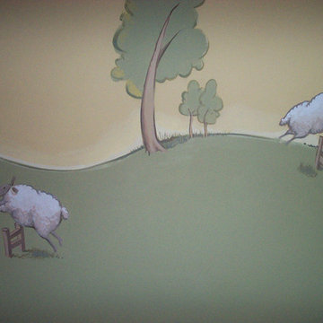 Boy's Nursery Room Mural