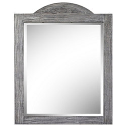 Farmhouse Bathroom Mirrors by inFurniture Inc.,