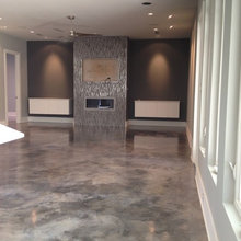 Polished concrete floor