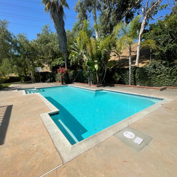 Pool remodeling in Laguna Hills