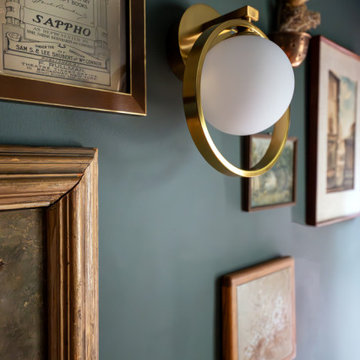 Gallery Wall with Sconce