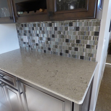 Cambria Darlington Kitchen & Coswell Cream Vanity