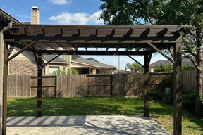 Pergola and patio extension in Firethorne