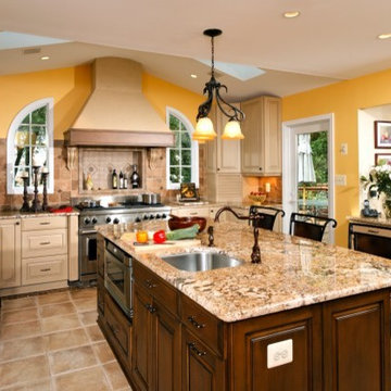 Tuscany Influenced Kitchen Design