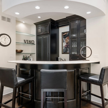 Curved Cozy Wet Bar