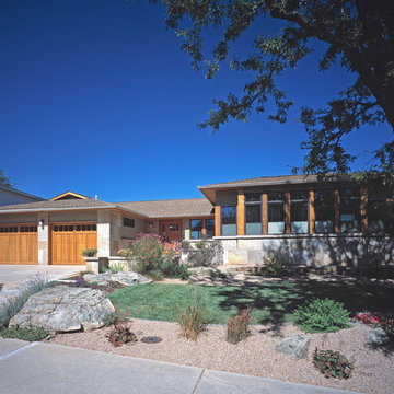 Front Range Foothills Country Ranch Custom Home Exterior