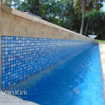 Custom Tile For The Vanilla Ice Project Season 5 Pool That Van Kirk & Sons Pools