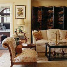 living room with screen