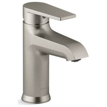 Kohler Hint 1-Handle Bathroom Sink Faucet, Vibrant Brushed Nickel