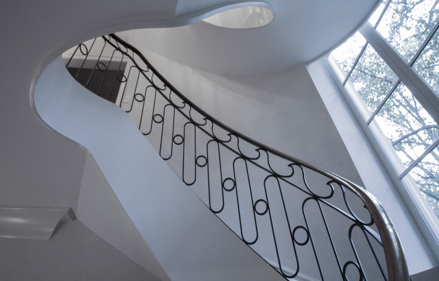 Sculptural/Elliptical Staircase Near Foreign Embassies in Wash. DC, 20008