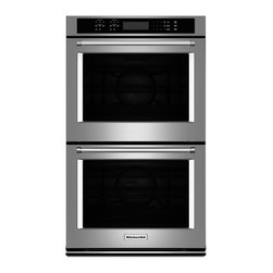KitchenAid&reg; 30" Stainless Steel Double Wall Oven - Ovens