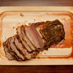 John Boos Reversible Maple Cutting Board with Groove, Grips, Flat Reverse Side a - Cutting Boards