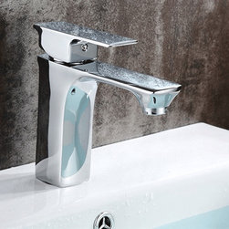 Genoa Single Handle Deck Mounted Bathroom Sink Faucet - Bathroom Sink Faucets