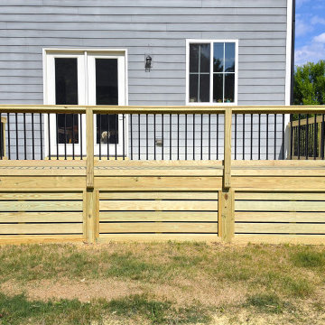 Wake Forest Pressure Treated Pine Wood Deck