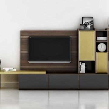 Modern Wall Unit Lyrics 13 by Up Huppe - $7,012.00